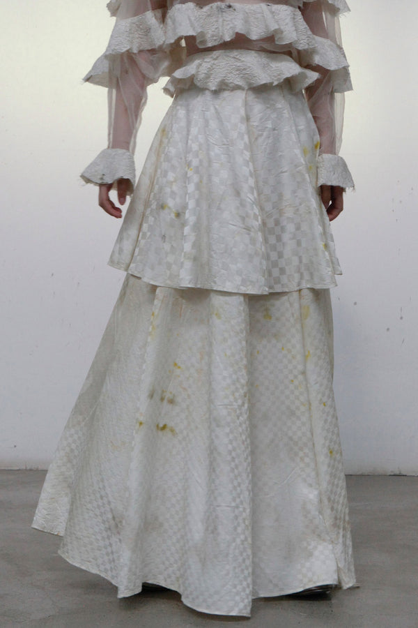 MUTEDANCE diamond -shaped double skirt MD22FW29 PM54